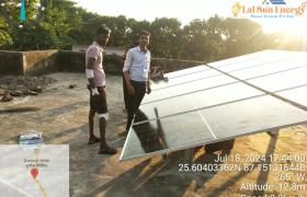 Successful Completion of 5kW On-Grid Solar Installation at Utakamit High School, Brahmagyani Bhawanipur, Purnea